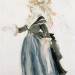 Costume design for 'Misa Sert' as (Une Dame de la Cour' for 'La Fete Merveilleuse'at Versailles)